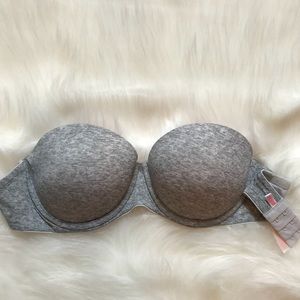 32C PINK Strapless Push-up Bra